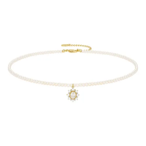 HMZ Искусственная жемчужина Ожерелья Женские