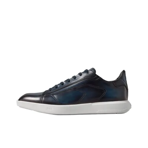 BERLUTI Повседневный Низкий Топ Черный Мужской