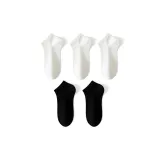 5 пар (3 натуральных белых + 2 черных)