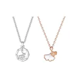 Саньшэн имеет Абрикос Пара Ожерелье Золотой