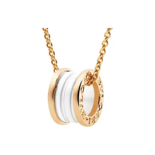 BVLGARI B.Zero1 Series 18К Розовое золото Керамика Ожерелья Унисекс