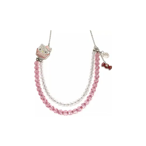 Swarovski x Hello Kitty Ожерелья Унисекс Серебряный