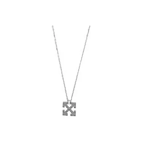 Off Белый Brass Necklaces Мужской