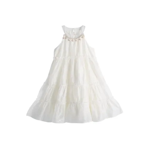 Mu Anmu Белые Платья для Детей