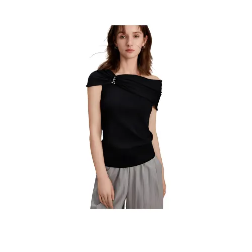 ELLE Черный Женский Трикотаж