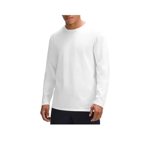 lululemon Хлопок Джерси Длинный рукав Рубашка Мужская Белая