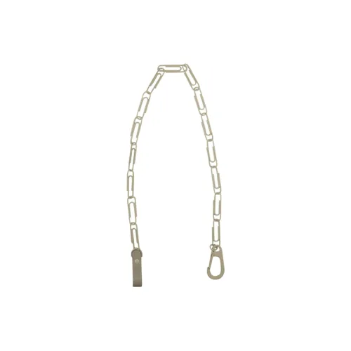 Off Белый Metal Necklaces Экрю Унисекс