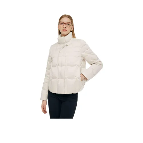 GOELIA Пуховик Женские Экрю