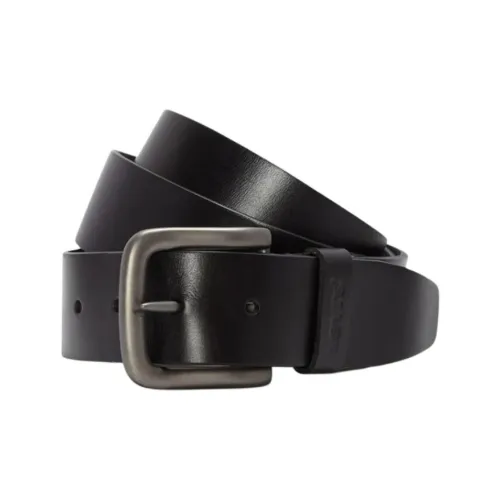 Levi's Кожаные ремни Мужской Черный Ширина 4CM