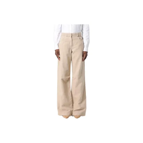 Brunello Cucinelli Бежевые Женские Джинсы