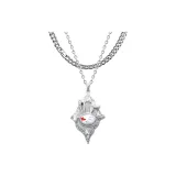 Двойное отделение с краснолицым складным кроликом на ожерелье