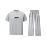 Gray Top + Dark Gray Pants  
Серый топ + темно-серые штаны