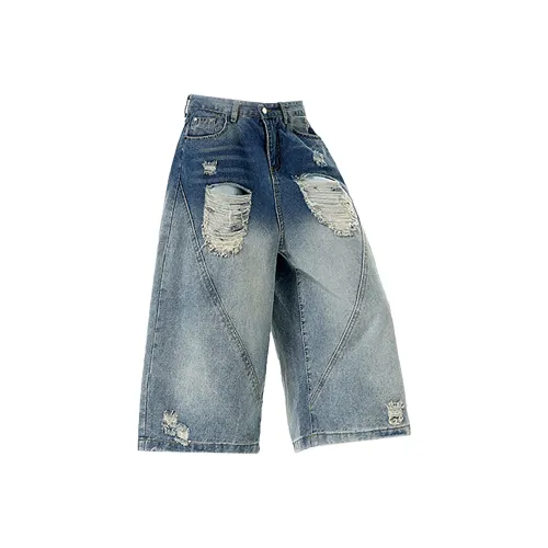 ZYKY Синие Унисекс Джинсовые Шорты