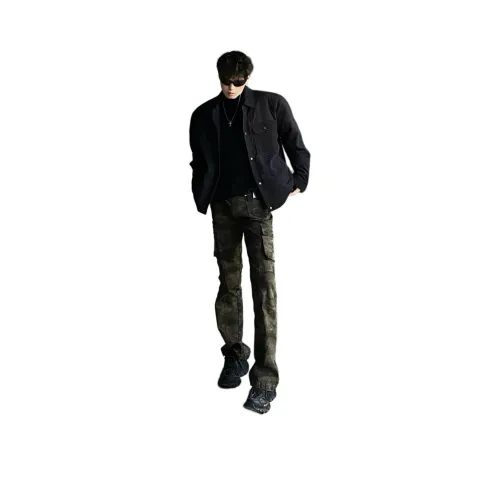 CARE NOTE Deep Камуфляж Унисекс Джинсы