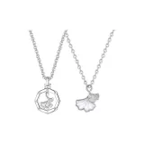 Саньшэн имеет Абрикос Пара Ожерелье Серебряное