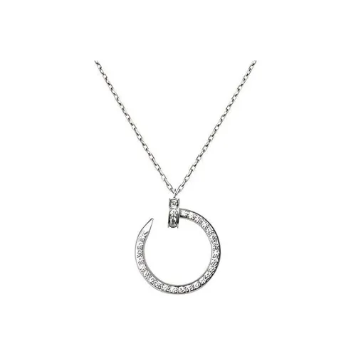 Cartier Колье Juste Un Clou Белое Золото, Бриллианты