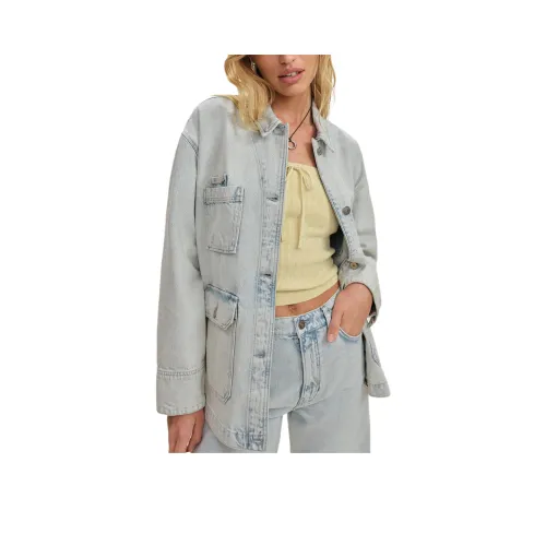 REFORMATION Callum Denim Chore Куртка Denim Куртка Женская