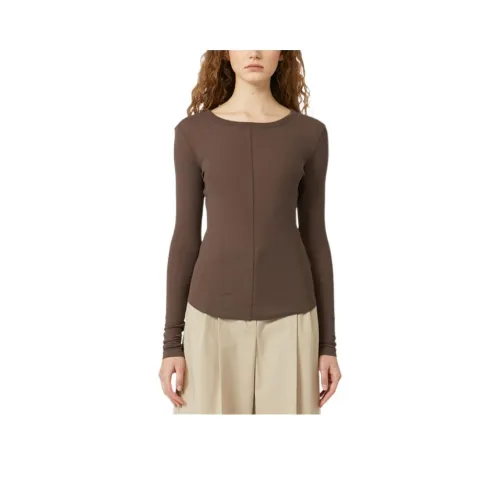 WEEKEND MaxMara Стандартная T-рубашка Женская Умбра