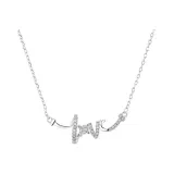 Сердцебиение Частота Ожерелье [40+5 см]