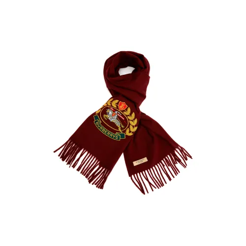 Burberry Кашемировые вязаные шарфы Женские Вино