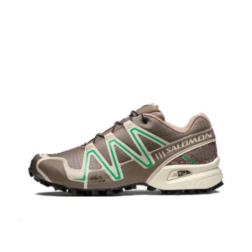 SALOMON Speedcross 3 Амортизация Низкий Топ Уличная Обувь Унисекс Коричневый