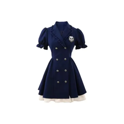 ABCMININ Короткий рукав платье женское