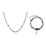 Звезда Ромб Ожерелье + Браслет