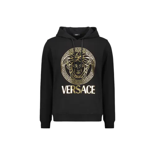 VERSACE Мужские черные свитшоты