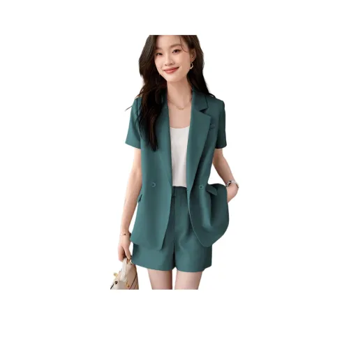 XWI Повседневный костюм женский цвет павлин-синий