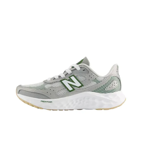 New Balance NB Свежий Foam Arishi V4 Устойчивый к истиранию Дышащий Низкий Топ Повседневные Беговые кроссовки Женские Серый Зеленый
