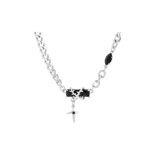 ENFANTIN Титановая сталь циркон стекло ожерелья унисекс