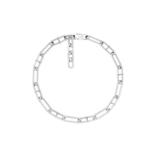 FOSSIL Нержавеющая сталь Ожерелье Женское Серебро