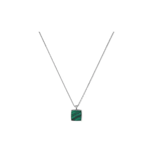 EMANUELE BICOCCHI Серебряный Малахитовый Ожерелье Women's Silver