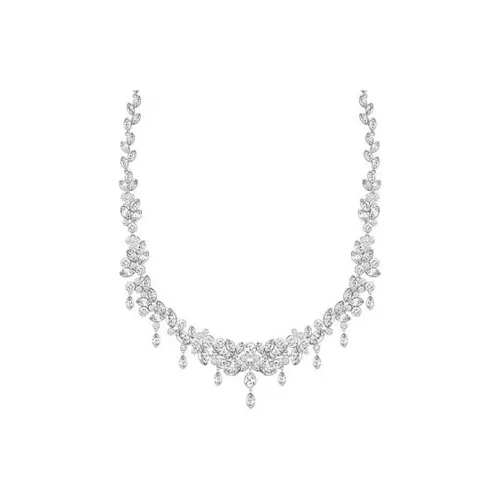 Swarovski Diapason Кристальные ожерелья Женское серебро