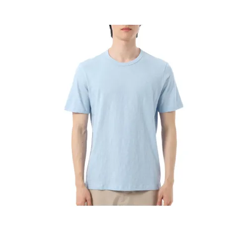 THEORY Небесно-голубая мужская футболка