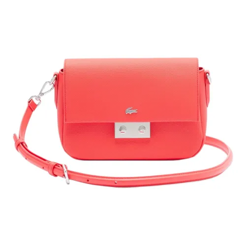 LACOSTE Сумка через плечо из ПВХ Сумка на плечо Женская Кораллово-красный
