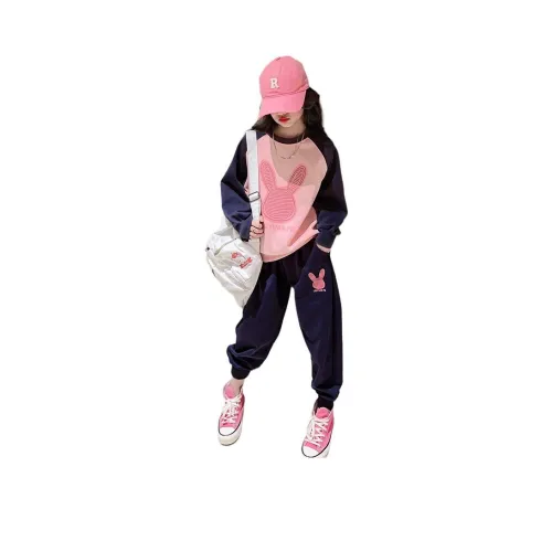 Disney Кролик Трикотажная ткань Весна-осень Комплекты одежды