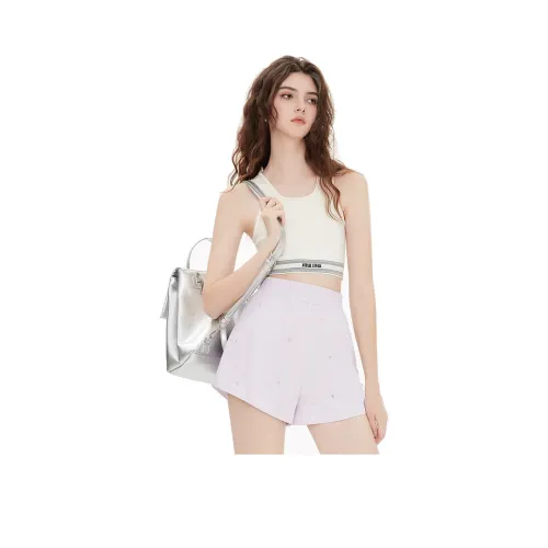 JORYAweekend Повседневные шорты Женские Фиолетовые