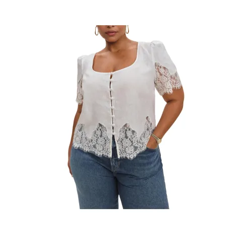 Reformation Белые Женские Футболки