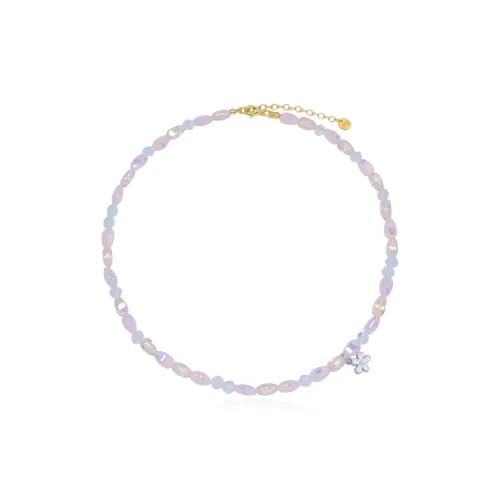 AWE Титановая сталь Цветная глазурь Легкий Элегантный Городской CHIC Позиционирование стиля Эксклюзивный Колье на ключицу Женские