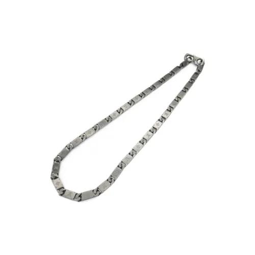 LOUIS VUITTON Нержавеющая сталь Ожерелья Мужской Серебряный