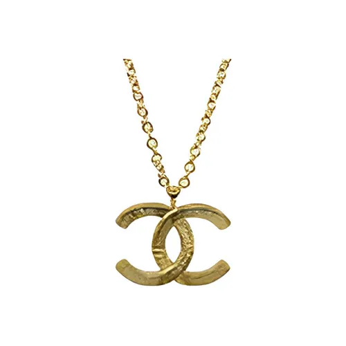 CHANEL Металлические ожерелья Золотой Женские