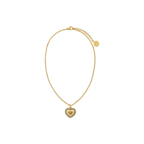 VERSACE Кристальный Metal Necklaces Детский Золотой