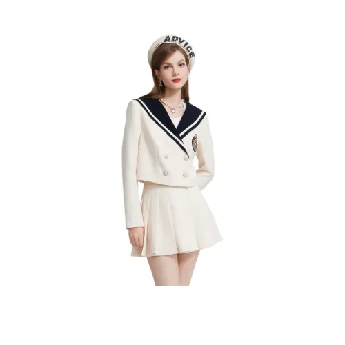 AIVEI Экрю Унисекс Куртки