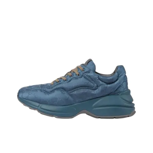 GUCCI Rhyton Low Топ Повседневная обувь Мужская Синяя