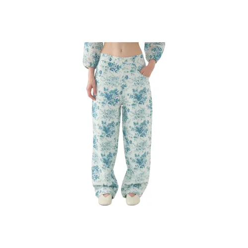 ANTIK BATIK Зеленые Женские Повседневные Брюки