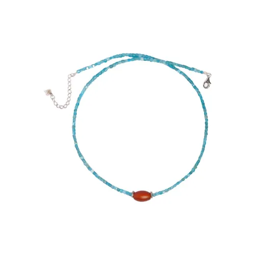 7IN Синий Фосфор Серый Ожерелья Унисекс