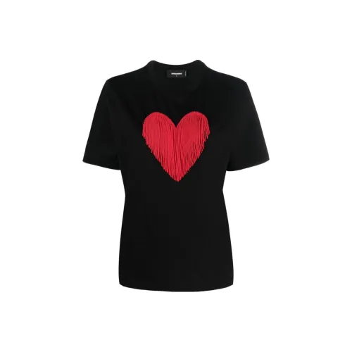 DSQUARED 2 T-рубашка женская черная