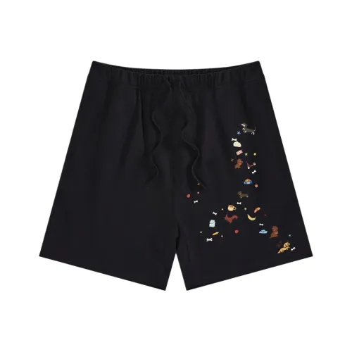 ZHIO Черные ♠ Унисекс Повседневные шорты