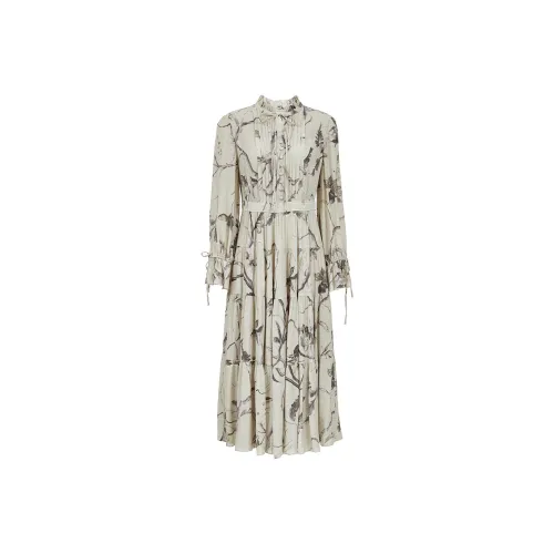 ONLY Длинное платье с длинными рукавами женское